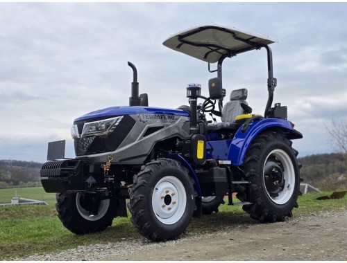 Трактор TERRAFENG F400 із реверсом, 40 к.с, 4 циліндри, повнопривідний 4х4, із примусовою гідравлікою на гаках